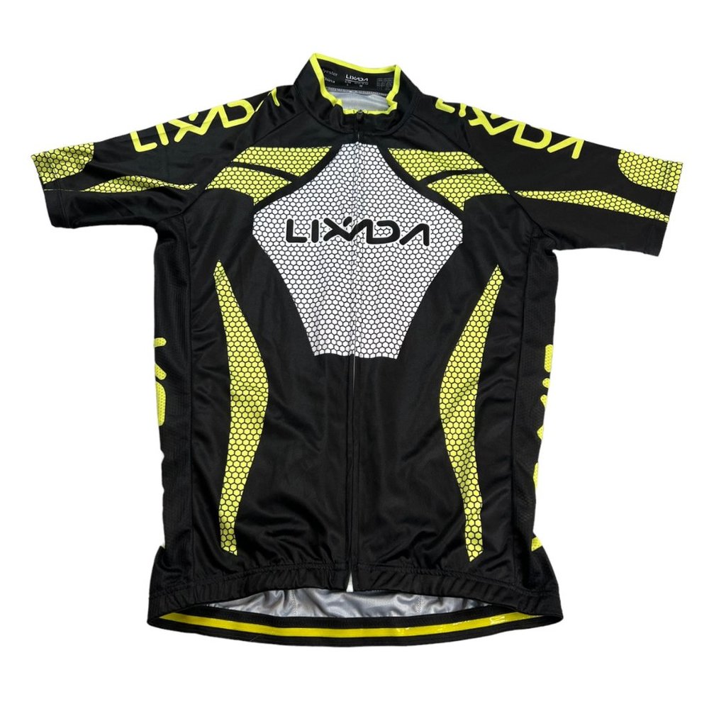 Lixada Shirt Mens Medium Cycling Jersey Breathable Short Sleeve Activewear Pocke